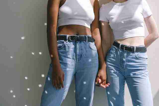 lesbians holding hands