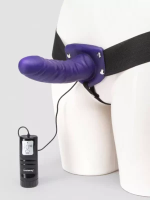 Function Vibrating Strap-On 6 Inch